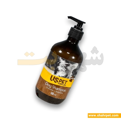 شامپو سگ یو اس پت حاوی شی باتر با رایحه شکلات