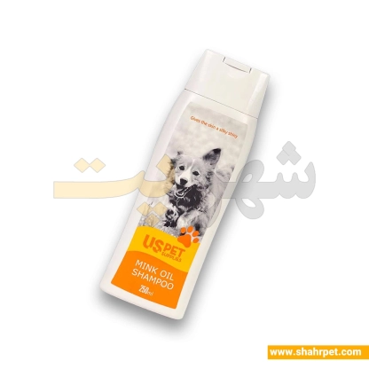 شامپو سگ یو اس پت حاوی روغن مینک 250 میل