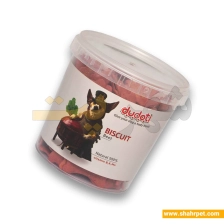 بیسکویت تشویقی سگ دودوتی با طعم لبو وزن ۳۵۰ گرم