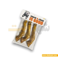 تشویقی سگ ایزگود شهرپت پاچه متوسط گوسفند بسته ۳ عددی