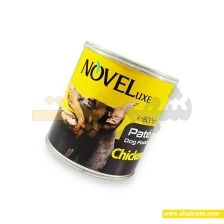 کنسرو سگ نوول پته مرغ وزن ۸۰۰ گرم