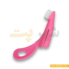 مسواک انگشتی سگ و گربه دسته دار