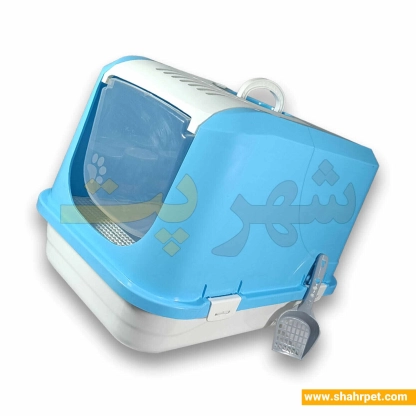 ظرف خاک گربه مسقف فیلتر دار