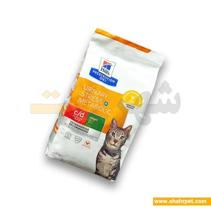 غذای خشک گربه هیلز یورینری استرس متابولیک طعم مرغ ۱.۵ کیلوگرم