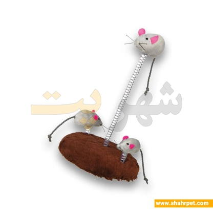اسباب بازی گربه موش پایه دار تریکسی