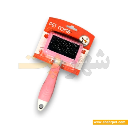 برس سوزنی سگ و گربه سر لاک دار کوچک