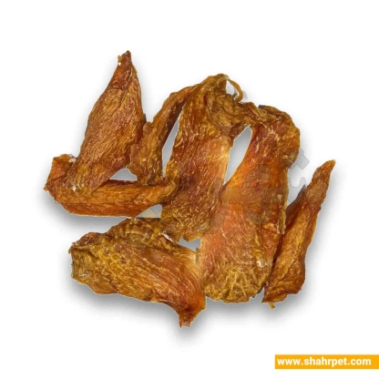 تشویقی سگ ایزگود مرغ برشی وزن 100 گرم