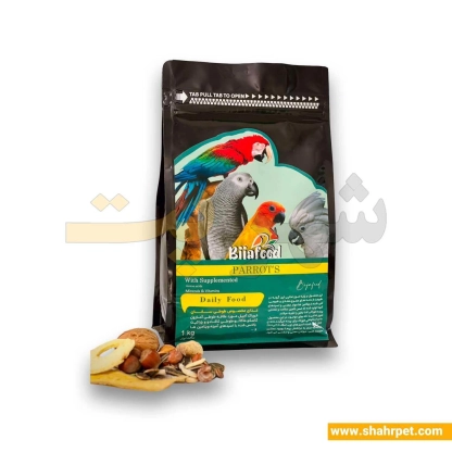 غذای آجیلی کاسکو و طوطی سانان بزرگ بیژافید وزن ۱ کیلوگرم