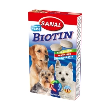 مکمل غذای سگ سانال مدل بیوتین Biotin tablets وزن 30 گرم