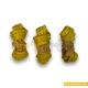 Shahrpet Is Good Dog Treat Knotted Bone Chicken Wrap تشویقی سگ ایزگود شهرپت استخوان گره ای مرغ دورپیچ مرغ ۳ عددی