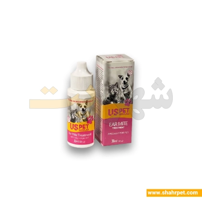 قطره ضد کنه و جرب گوش سگ و گربه یو اس پت