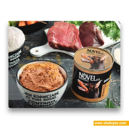 کنسرو سگ نوول پته گوشت و سیرابی ۸۰۰ گرم