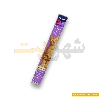 بستنی گربه وینستون گوشت و علف گربه 1 عدد