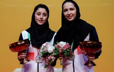 دختران نقره ای ایران عازم چین شدند