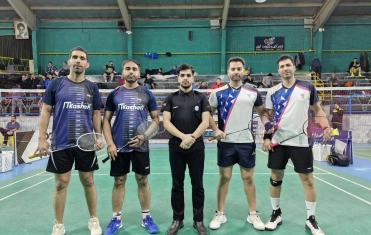 مسابقات قهرمانی پیشکسوتان بدمینتون آقایان در مشهد 