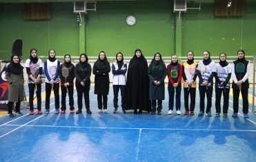  بازدید خانم مرزوقی مشاور معاونت توسعه ورزش بانوان از اولین اردوی تیم ملی بزرگسالان