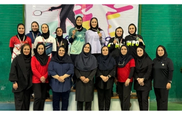 اختتامیه مسابقات رنکینگ سطح دو بدمینتون بانوان کشور در مشهد 