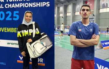 درخشش علی  حیاتی و مبینا ندائی در رقابت‌های فیوچر سریز ویکتور ترکیه