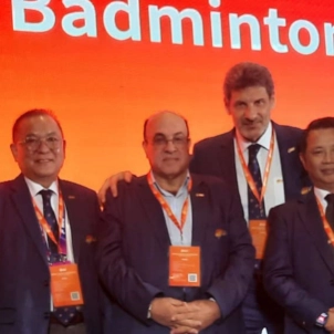 پیام تبریک آقای جاسم، نایب‌رئیس فدراسیون جهانی بدمینتون و رئیس فدراسیون لبنان، خطاب به جناب آقای دکتر محمدرضا پوریا