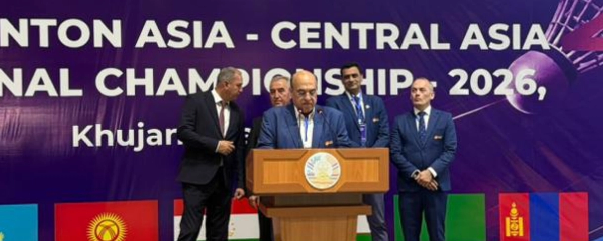 با حضور پوریا؛ پنجمین دوره مسابقات بدمینتون آسیای میانه در تاجیکستان افتتاح شد
