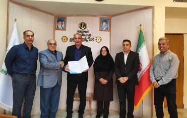 ابلاغ حکم ریاست هیئت بدمینتون استان تهران به علی مؤذن