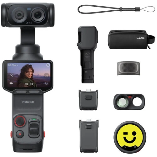 دوربین اکشن اینستا 360 Luna Ultra کریتور رنگ مشکی مدل Insta360 Luna Ultra Creator Bundle (Cosmic Black)