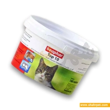 قرص مولتی ویتامین تاپ تن گربه بیفار بسته بندی شهرپت ۲۰ عددی