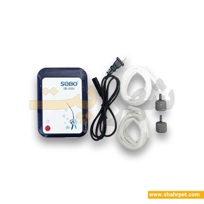 پمپ هوای شارژی آکواریوم سوبو SB-3000 Mini AC/DC