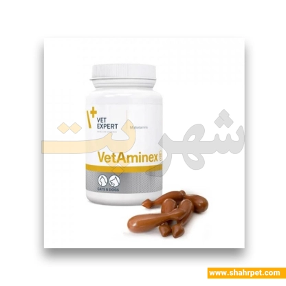 مولتی ویتامین سگ و گربه وت اکسپرت Vetaminex بسته 60 عددی