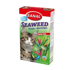 غذای تشویقی گربه سانال حاوی مخمر مدل Seaweed yeast treats  وزن 50 گرم