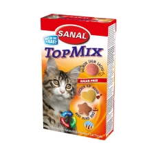 غذای تشویقی گربه سانال مدل TopMix treats  وزن 50 گرم