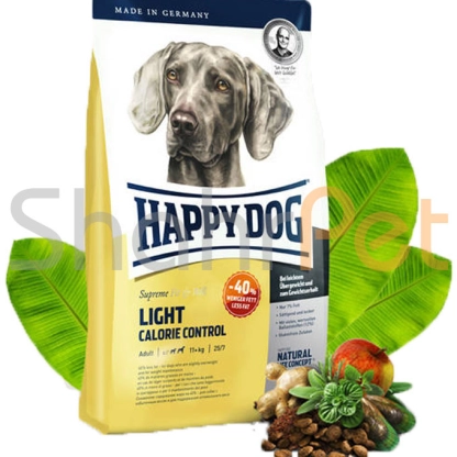  غذای رژیمی سگ بالغ هپی داگ نژاد متوسط و بزرگ با کالری کنترل شده <br>Light Calorie Control Happy Dog