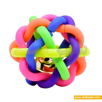 توپ ماکارونی سگ و گربه زنگوله دار