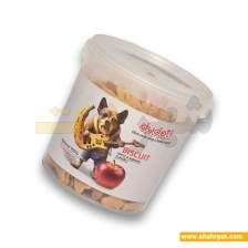 تشویقی سگ دودوتی بیسکویت موز و سیب وزن ۳۵۰ گرم