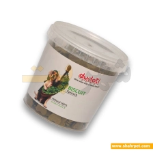 تشویقی سگ بیسکویت دودوتی اسفناج وزن ۳۵۰ گرم