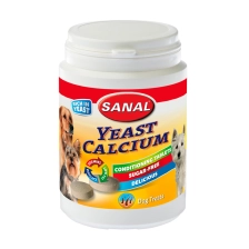 قرص مکمل غذای سگ سانال مدل کلسیم Yeast-Calcium jar وزن 75 گرم
