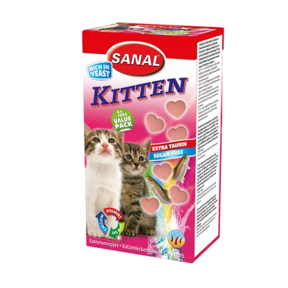 غذای تشویقی گربه سانال مدل Kitten yeast treats وزن 400 گرم