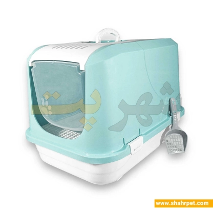 ظرف خاک گربه مسقف فیلتر دار