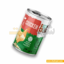 کنسرو نچرال بچه گربه دی پی اس مرغ خالص 400 گرم