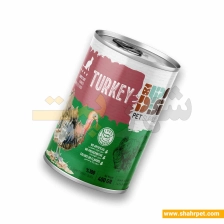 کنسرو نچرال گربه دی پی اس بوقلمون 400 گرم