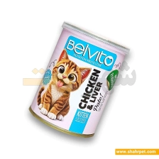 کنسرو بچه گربه بلویتو پته مرغ و جگر 400 گرم