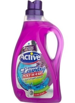 مایع ماشین لباس شویی پلی واش ۲/۵ لیتری اکتیو