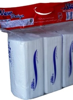 دستمال کاغذی اقتصادی بی تا ۳  بسته ۲۵۰ عددی