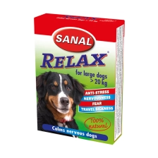 قرص آرامبخش سگ سانال مدل Relax for large dogs بسته 15 عددی