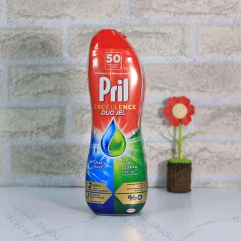 ژل ماشین ظرفشویی پریل 50 بار مصرف pril