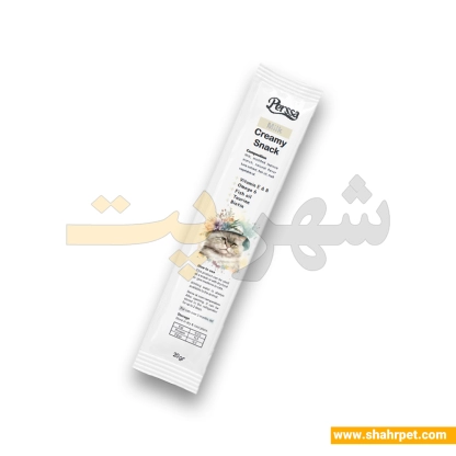 بستنی گربه پرسا طعم شیر