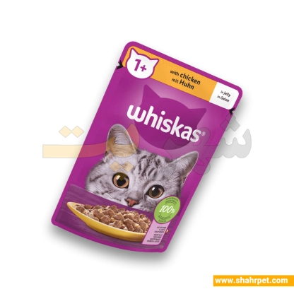 پوچ گربه ویسکاس طعم مرغ