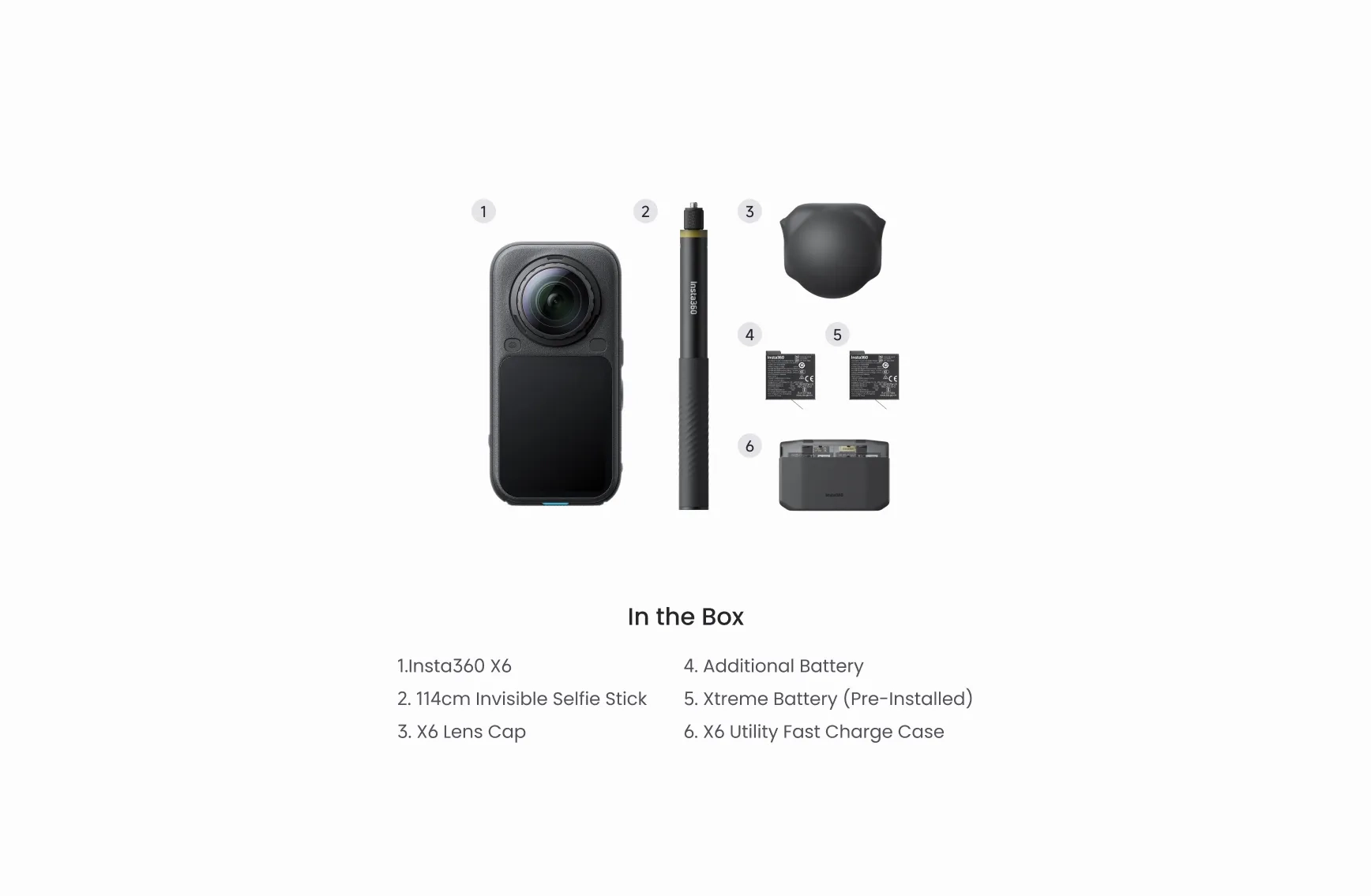insta360 x6 essential bundle