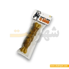 تشویقی سگ ایزگود شهرپت استخوان دورپیچ سیرابی 7 اینچ