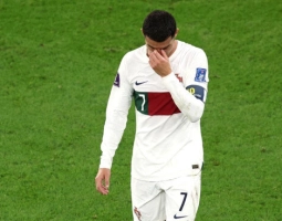 اولین واکنش رونالدو بعد از حذف پرتغال از جام جهانی